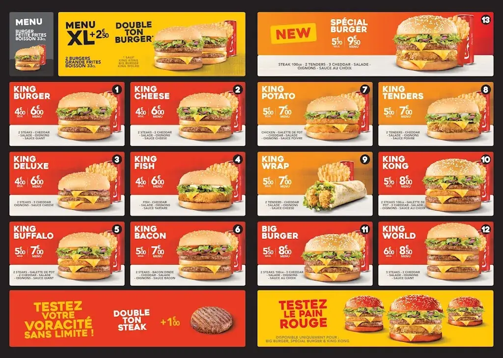 Menu_King Burger_Mons-en-Barœul_image_2