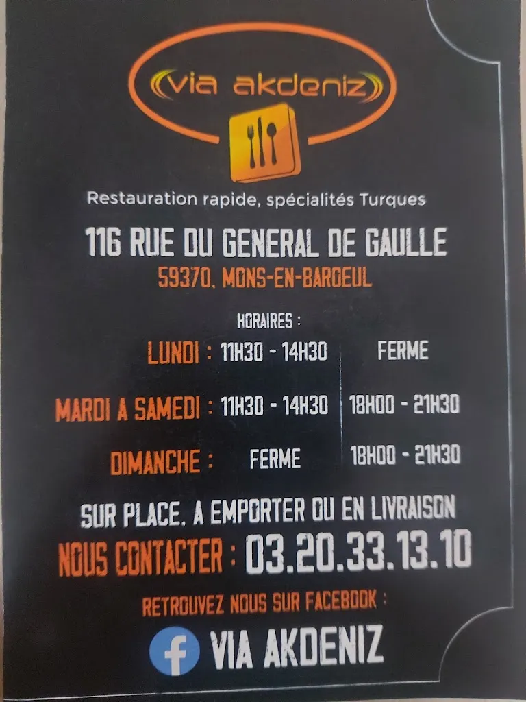 Menu_Via Akdeniz_Mons-en-Barœul_imagen_4