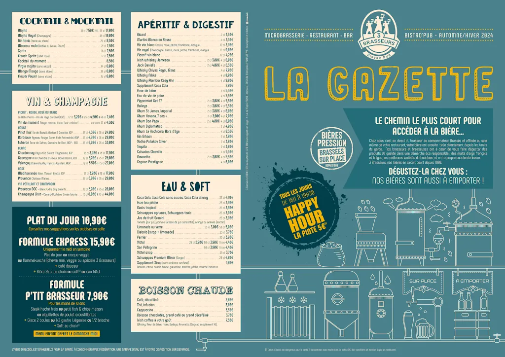 Menu_3 Brasseurs Pilaterie Villeneuve d'Ascq_Villeneuve-d'Ascq_image_2