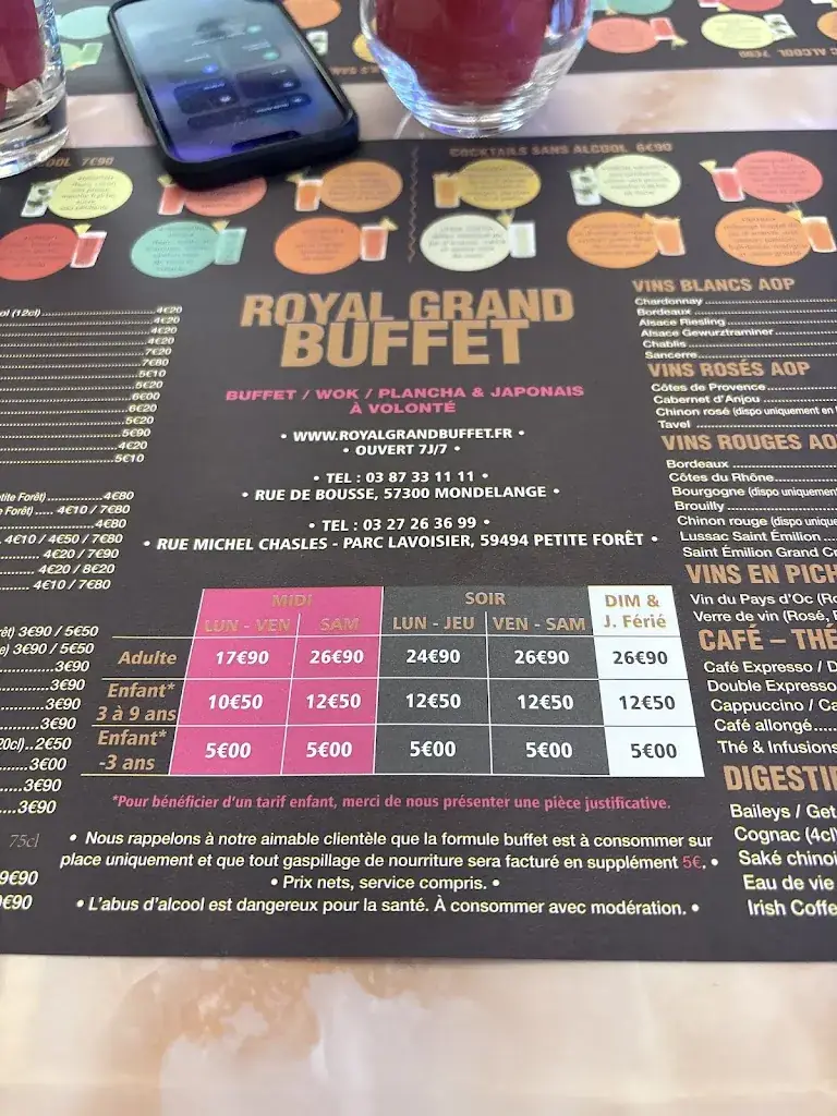 Menu_Royal Grand Buffet_Petite-Forêt_image_2