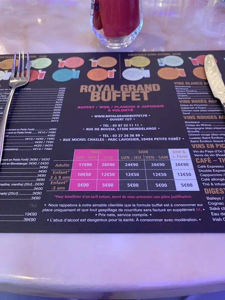 Menu_Royal Grand Buffet_Petite-Forêt_image_4
