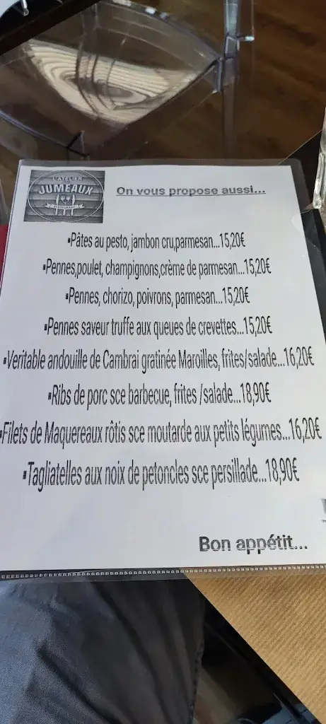 Menu_Restaurant L'Atelier des Jumeaux_Pont-de-Metz_image_2