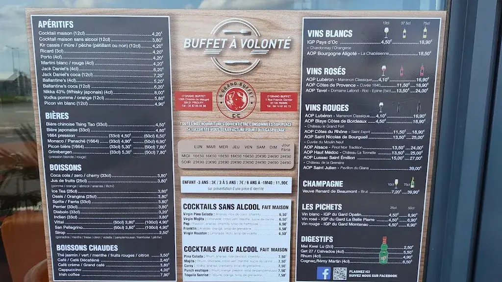 Menu_O'Grand Buffet_Prouvy_image_1