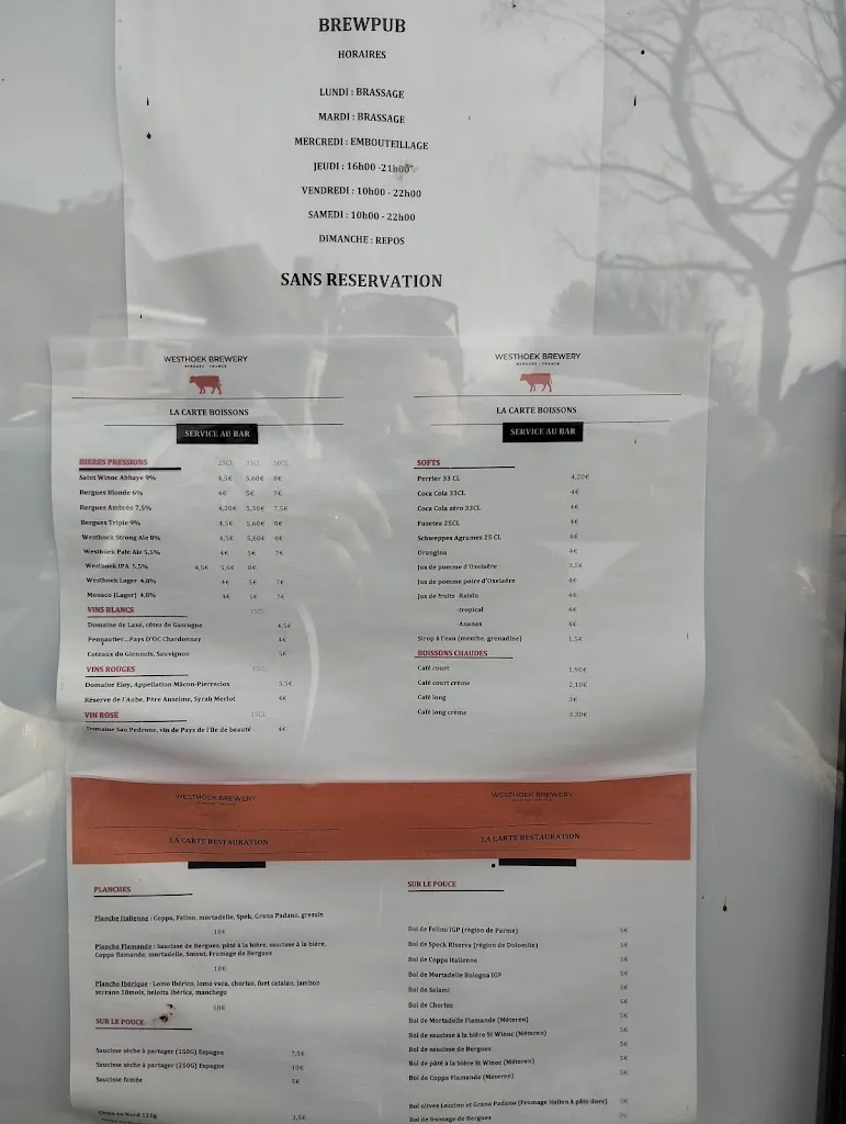 Menu_Westhoek Brewery_Bergues_image_3