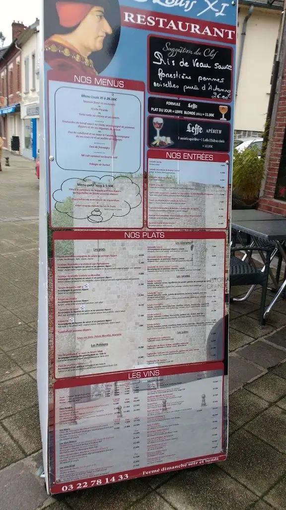 Menu_Le Louis XI_Péronne_image_3