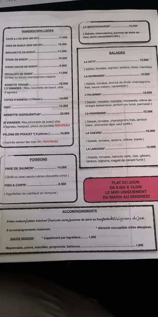 Menu_MARIE'S FOOD_Péronne_image_1