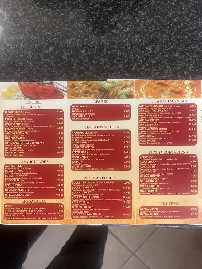 Menu_LAL QILA_Pont-Sainte-Maxence_immagine_2