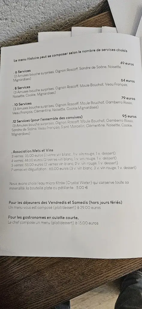 Menu_Le Saint Lazare - Christian BIDARD - Restaurant - Abergement Clémenciat - Ain_L'Abergement-Clémenciat_imagen_1