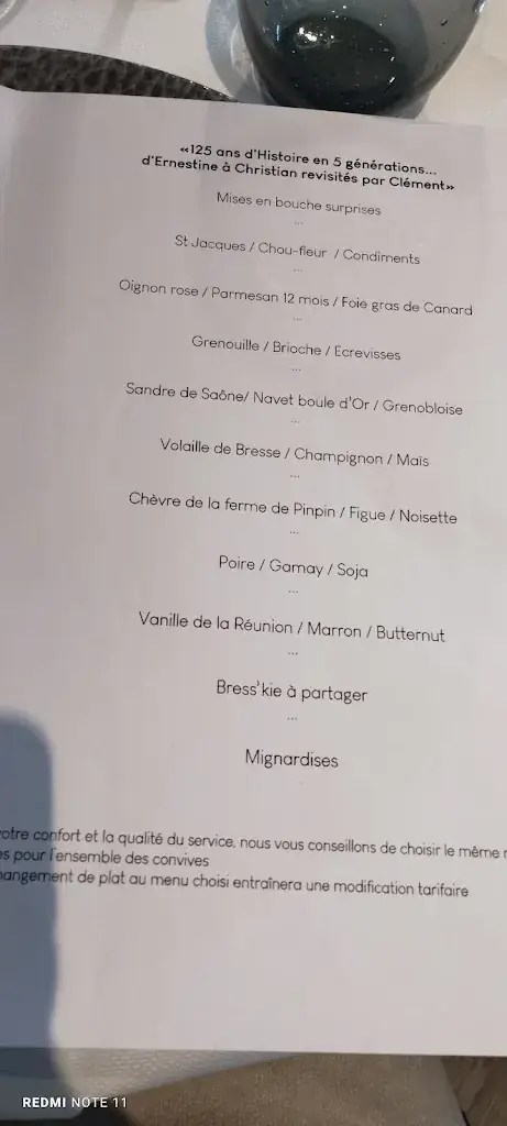 Menu_Le Saint Lazare - Christian BIDARD - Restaurant - Abergement Clémenciat - Ain_L'Abergement-Clémenciat_imagen_4