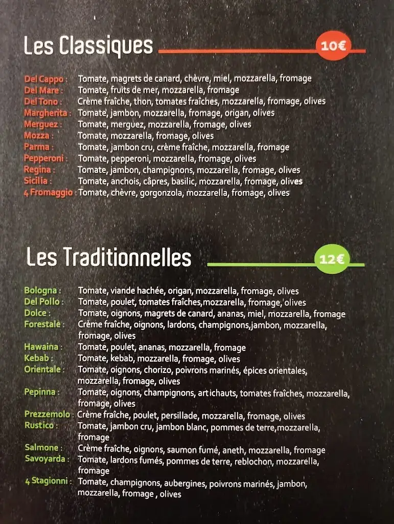 Menu_Pizz'parla familia anciennement l'étoile_Dagneux_image_1