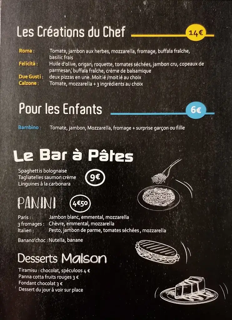 Menu_Pizz'parla familia anciennement l'étoile_Dagneux_image_2