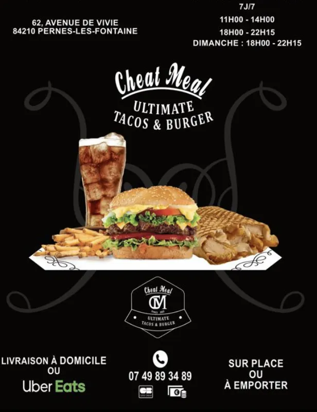 Menu_CHEAT MEAL_Pernes-les-Fontaines_image_1
