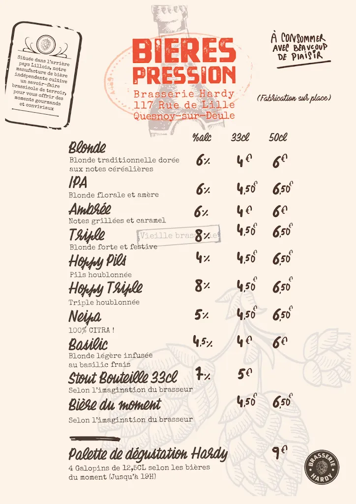 Menu_Micro Brasserie Hardy_Quesnoy-sur-Deûle_image_2