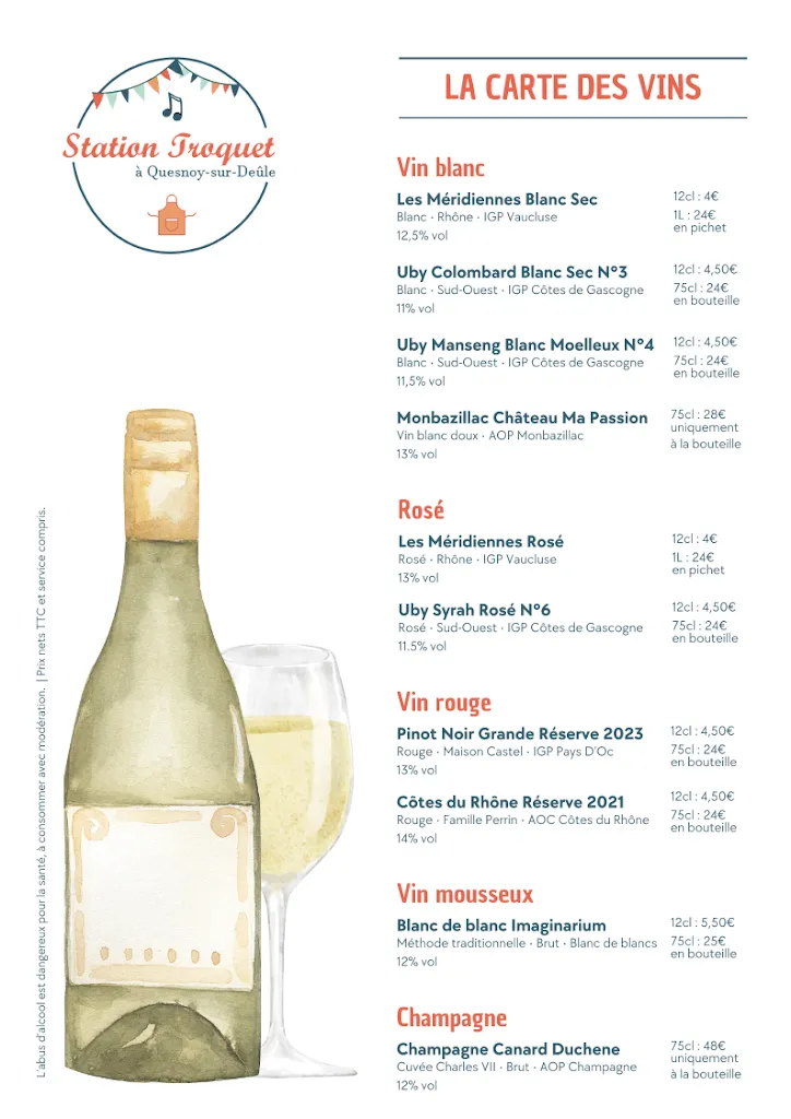 Menü_Station Troquet_Quesnoy-sur-Deûle_Bild_1