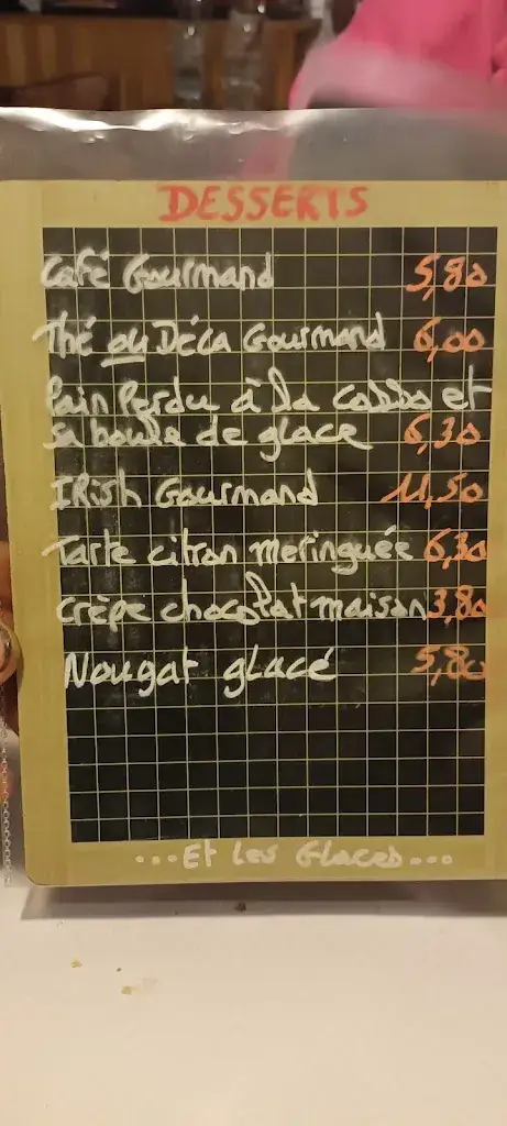 Menu_Estaminet La Cantine_Wambrechies_image_2
