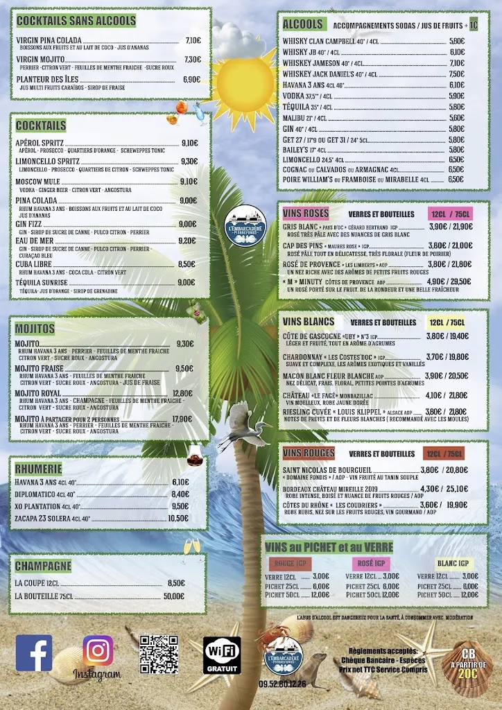 Menu_L'Embarcadère Pierrefonds_Pierrefonds_image_4