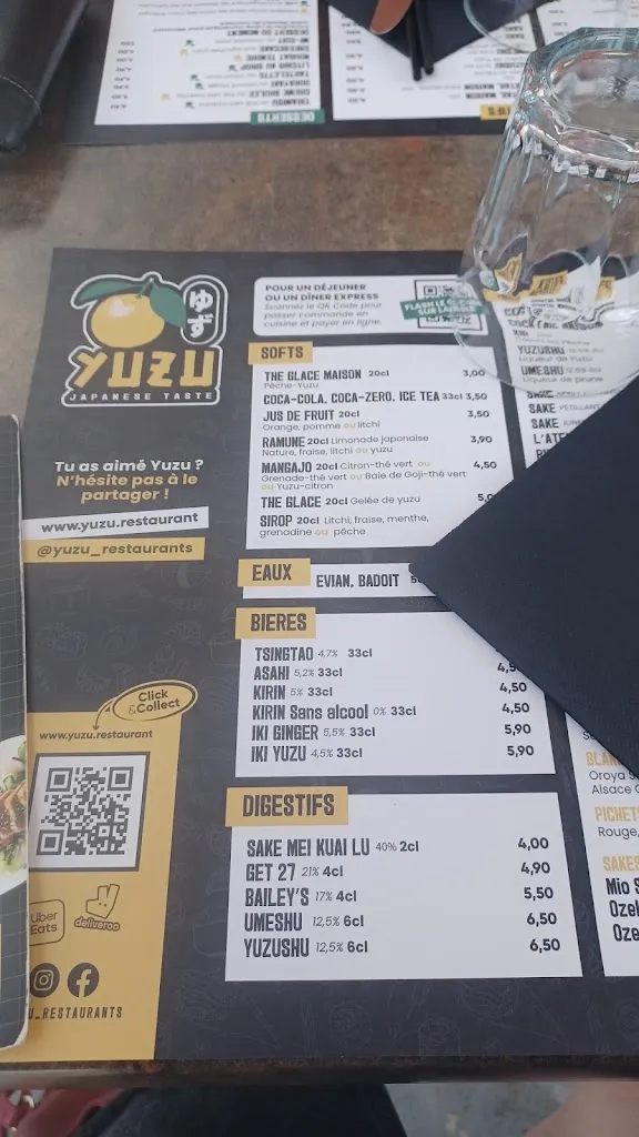 Menu_Yuzu | Restaurant asiatique à Cournon-d'Auvergne_Cournon-d'Auvergne_immagine_4