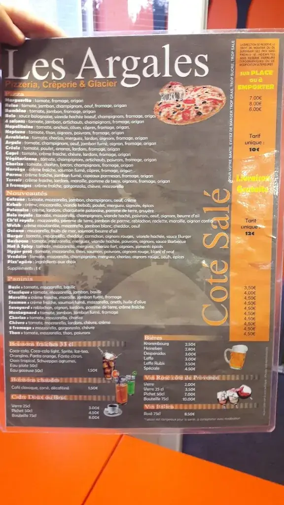 Menu_Pizzeria les Argales Rieulay_Rieulay_image_3
