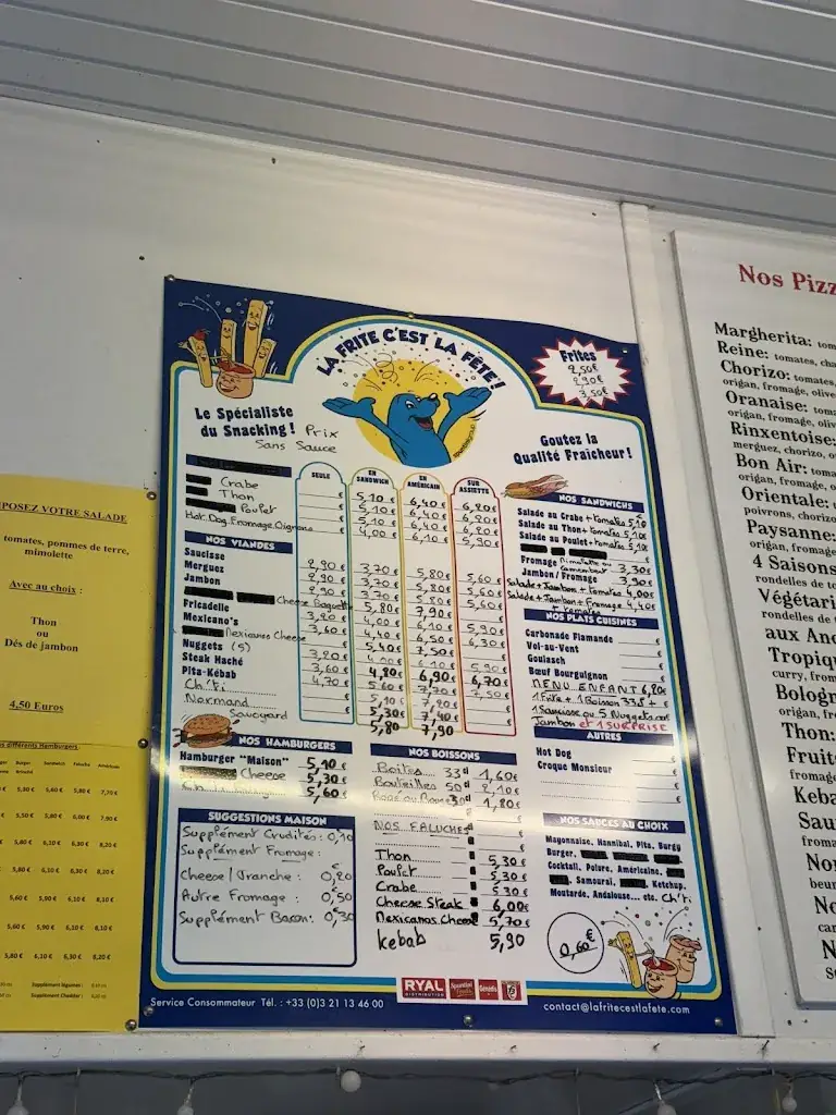 Menu_Friterie du bon air_Rinxent_imagen_3