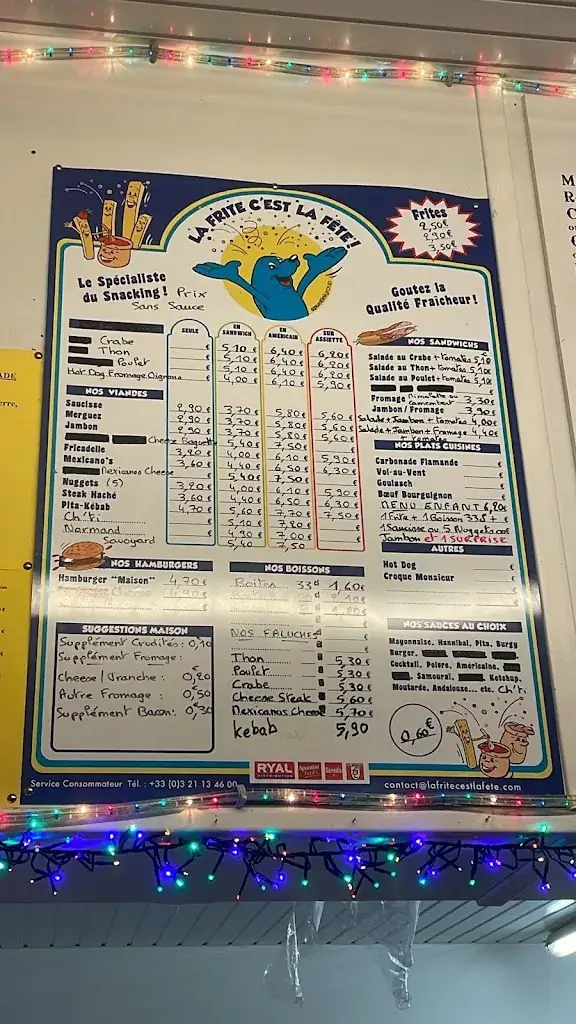 Menu_Friterie du bon air_Rinxent_imagen_4