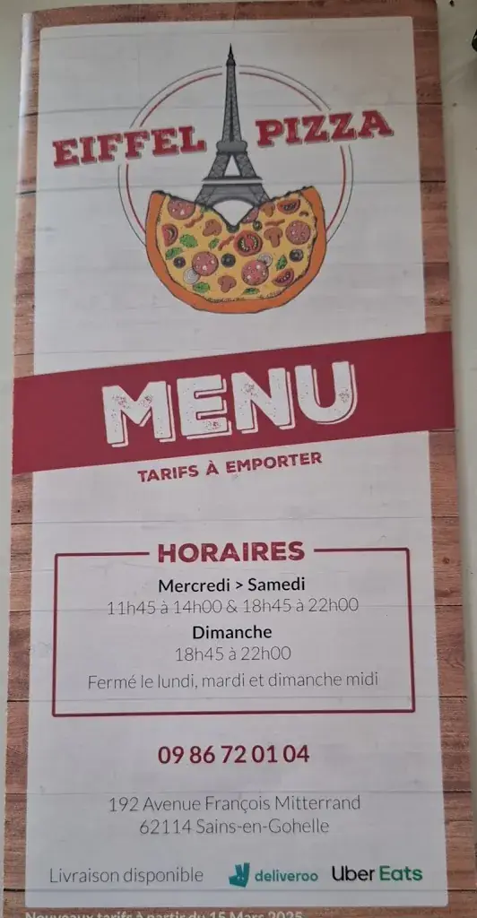 Menu_Eiffel Pizza_Sains-en-Gohelle_image_4