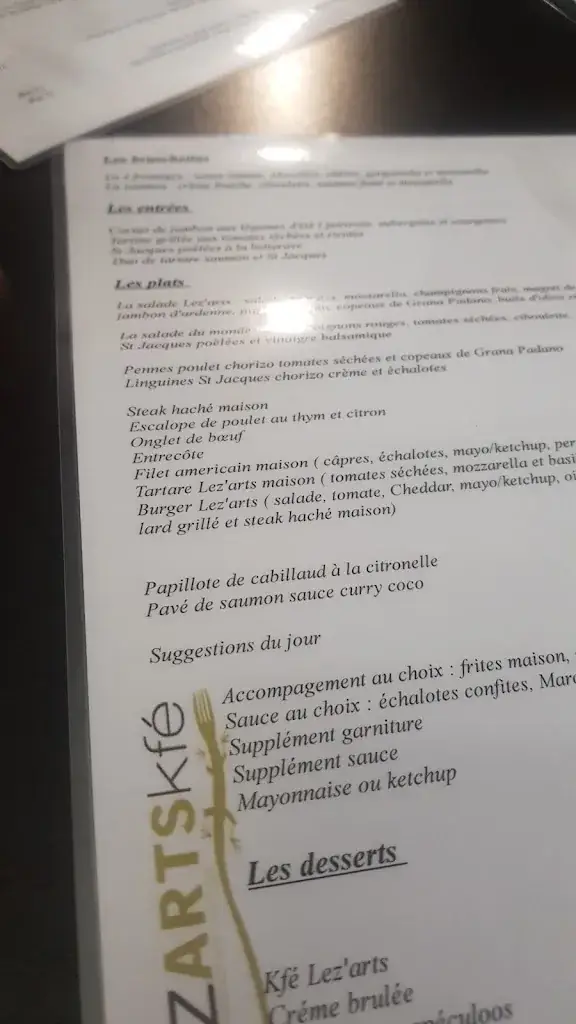 Menu_Lez'Arts Kfé_Maubeuge_image_1