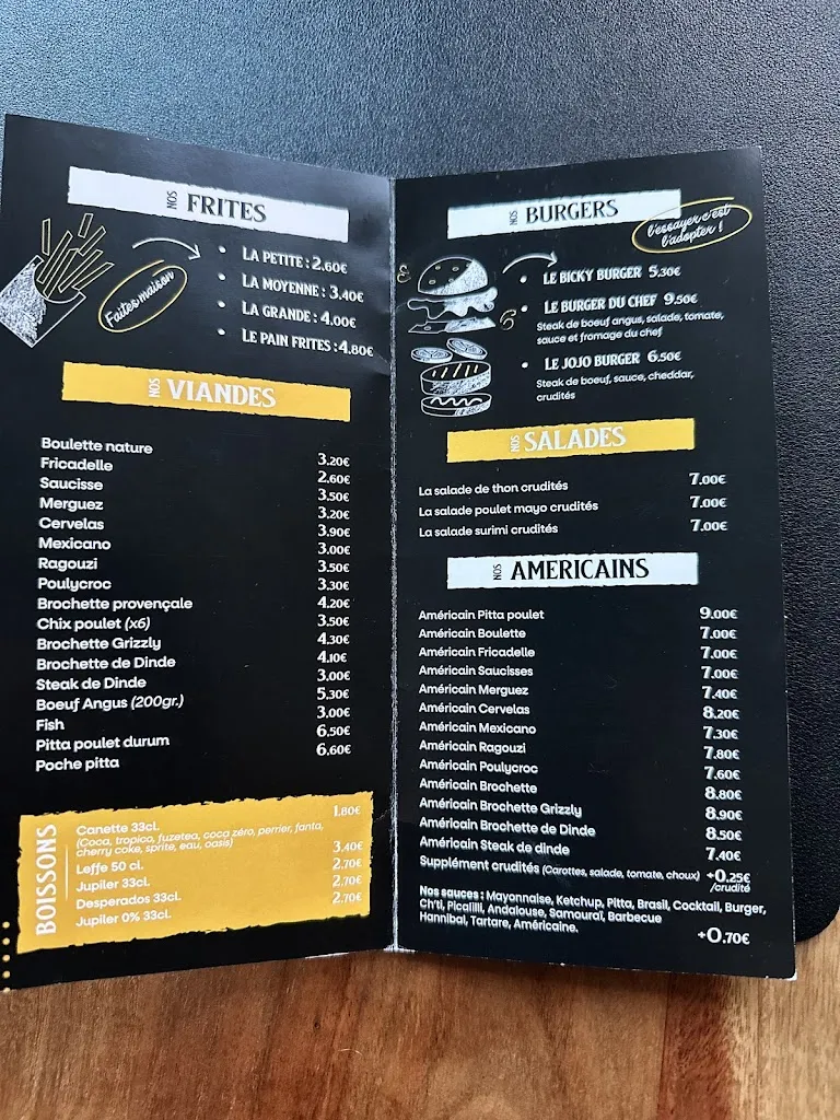 Menu_A la bonheur ! Friterie_Maubeuge_image_1