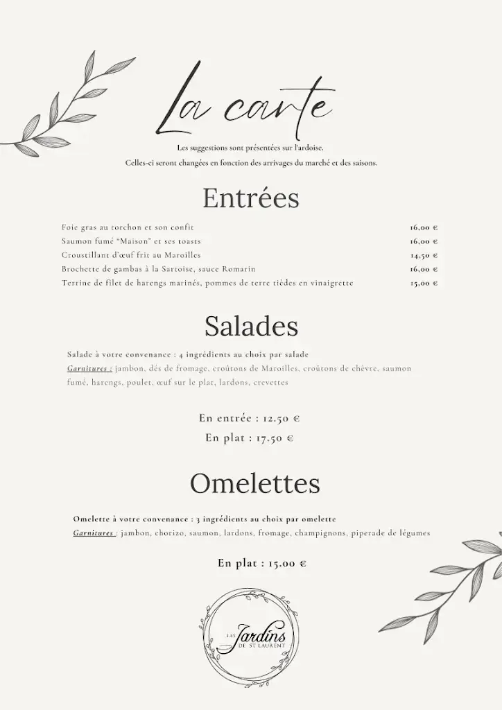 Menu_Les Jardins de St Laurent_Saint-Laurent-Blangy_image_2