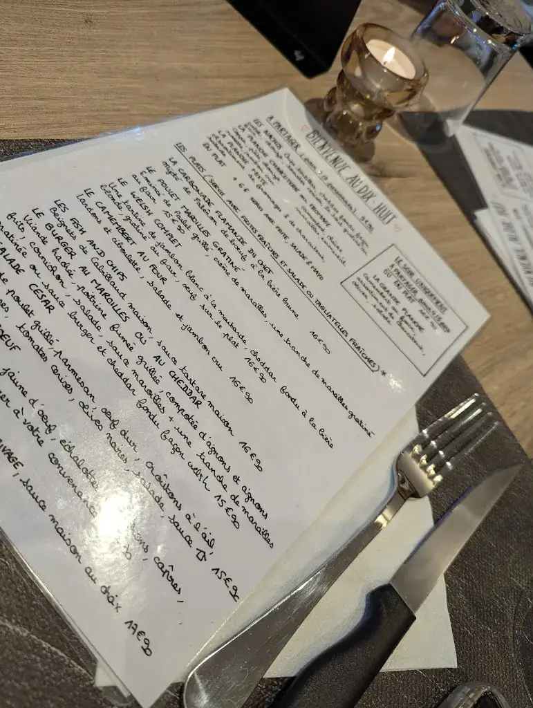 Menu_Le DIX-HUIT - Bistrot Gourmand - St André_Saint-André-lez-Lille_image_1