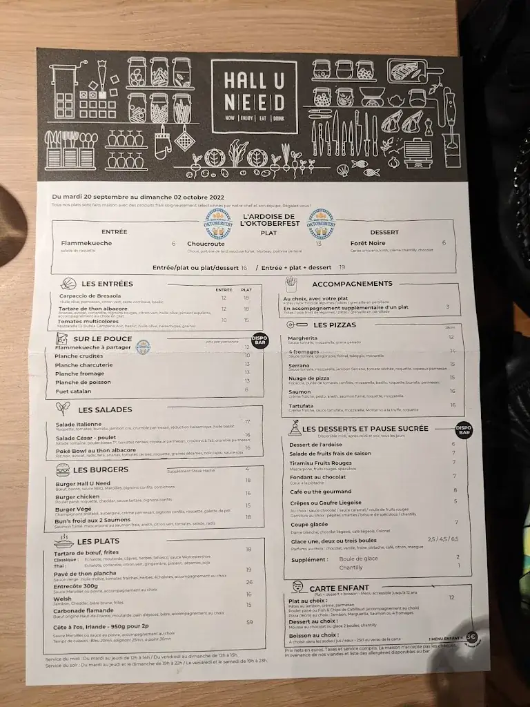 Menu_Hall U Need_Saint-André-lez-Lille_image_2