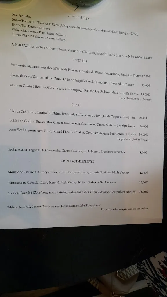 Menu_Le Mana - Restaurant et Chambres d'hôtes_Saint-André-lez-Lille_image_3