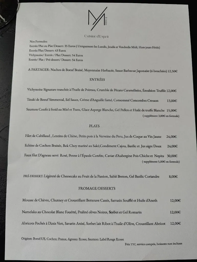 Menu_Le Mana - Restaurant et Chambres d'hôtes_Saint-André-lez-Lille_image_4