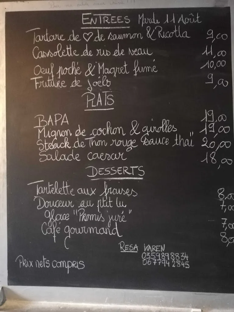 Menu_Restaurant Le Capricorne_Saint-André-lez-Lille_imagen_1