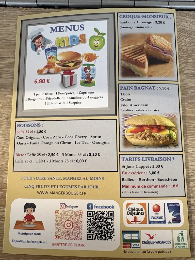 Menu_La Friterie de Saint-Jans_Saint-Jans-Cappel_image_1