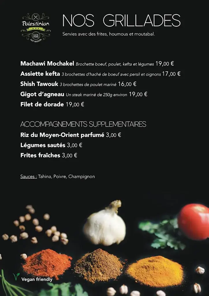 Menu_Palestinian Restaurant_Roubaix_immagine_3