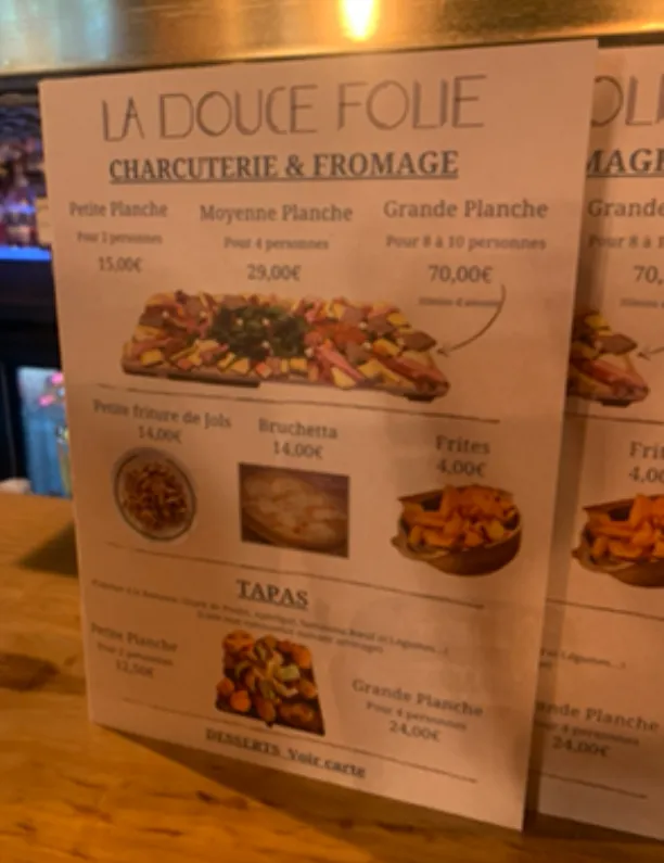 Menu_La Douce Folie_Pérignat-lès-Sarliève_image_1