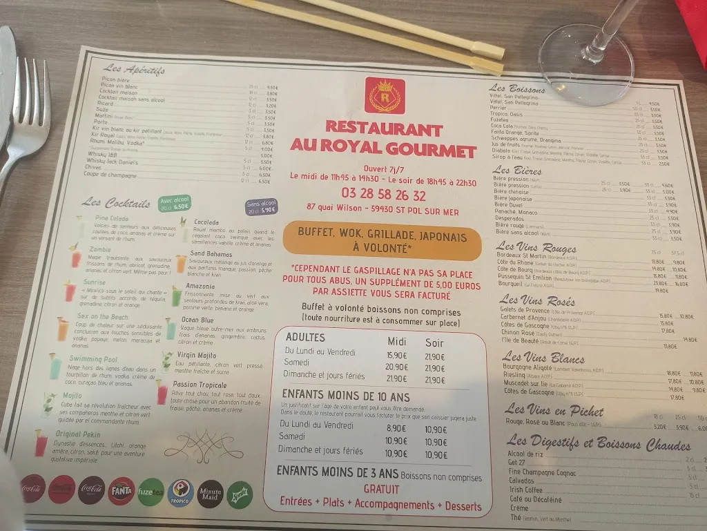 Menu_Royal Gourmet_Dunkerque_image_3