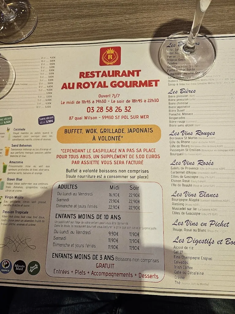 Menu_Royal Gourmet_Dunkerque_image_4
