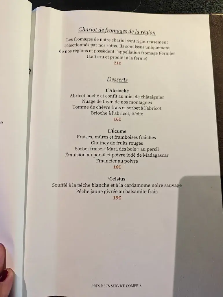 Menu_Restaurant Le Saint Nicolas_Megève_image_3