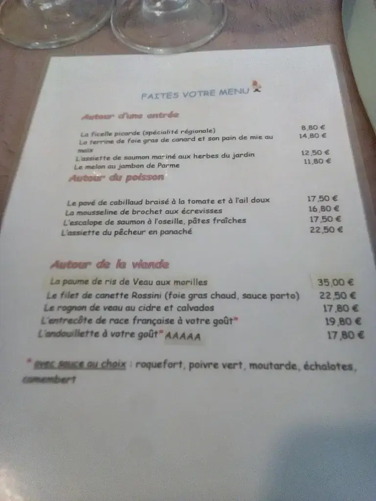 Menu_La Grange de Saint Riquier_Saint-Riquier_image_3