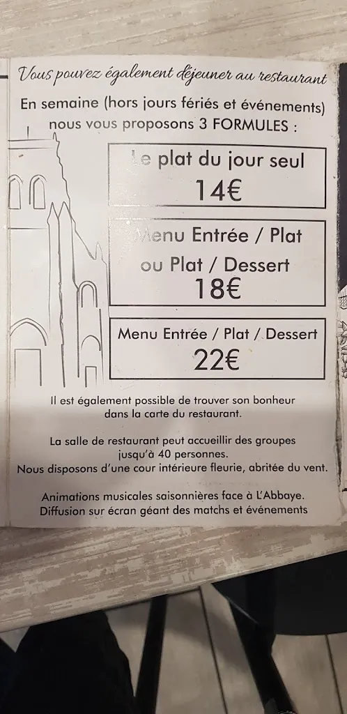 Menu_Café Restaurant de l'Abbaye_Saint-Riquier_image_4