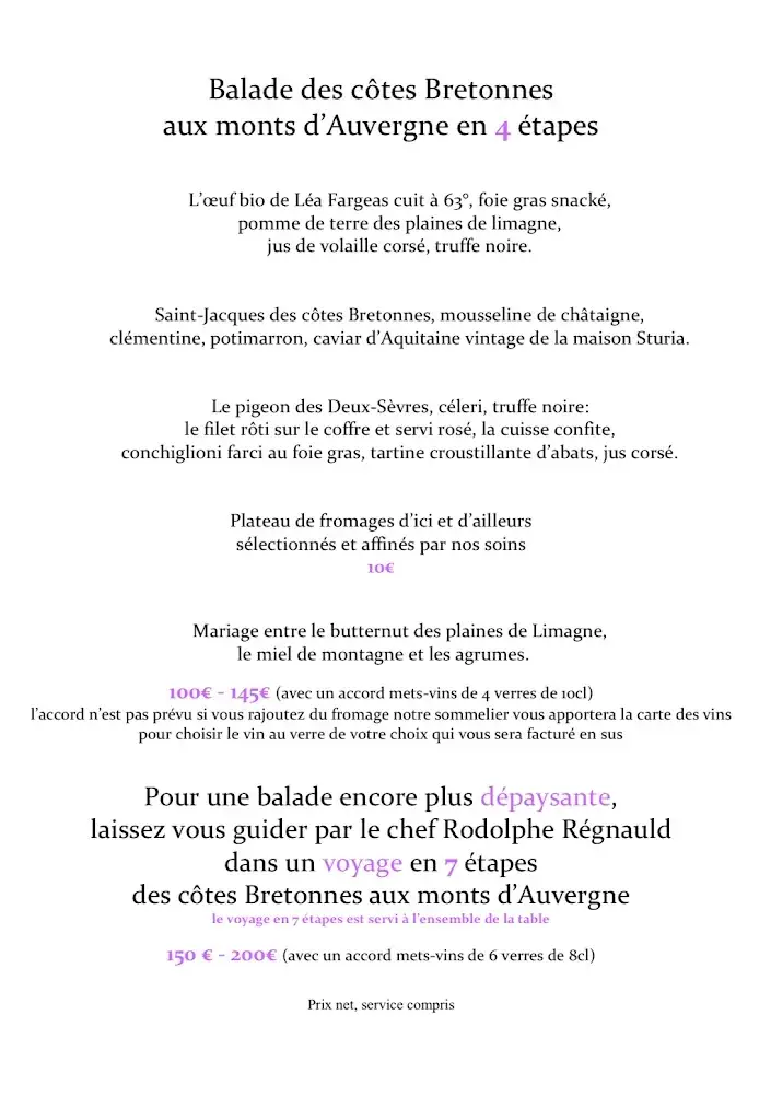 Menu_Auberge du Pont_Pont-du-Château_immagine_3