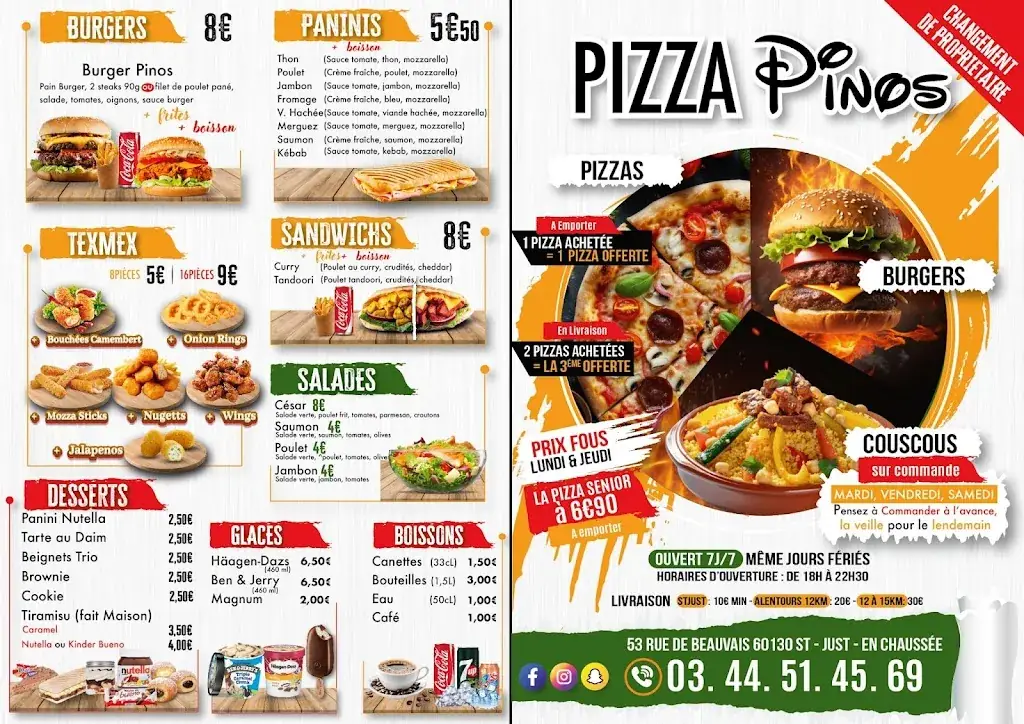 Menu_Pizza pinos saint just en chaussée_Saint-Just-en-Chaussée_image_2