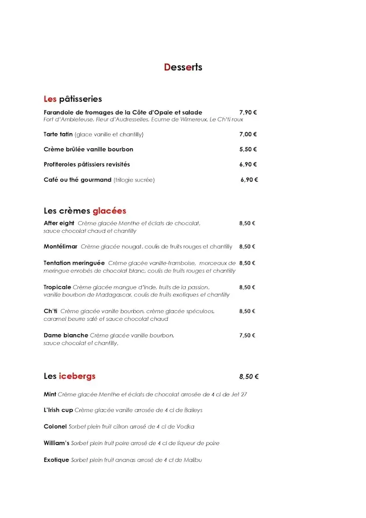 Menu_La Taverne de Duchenot_Saint-Omer_image_1