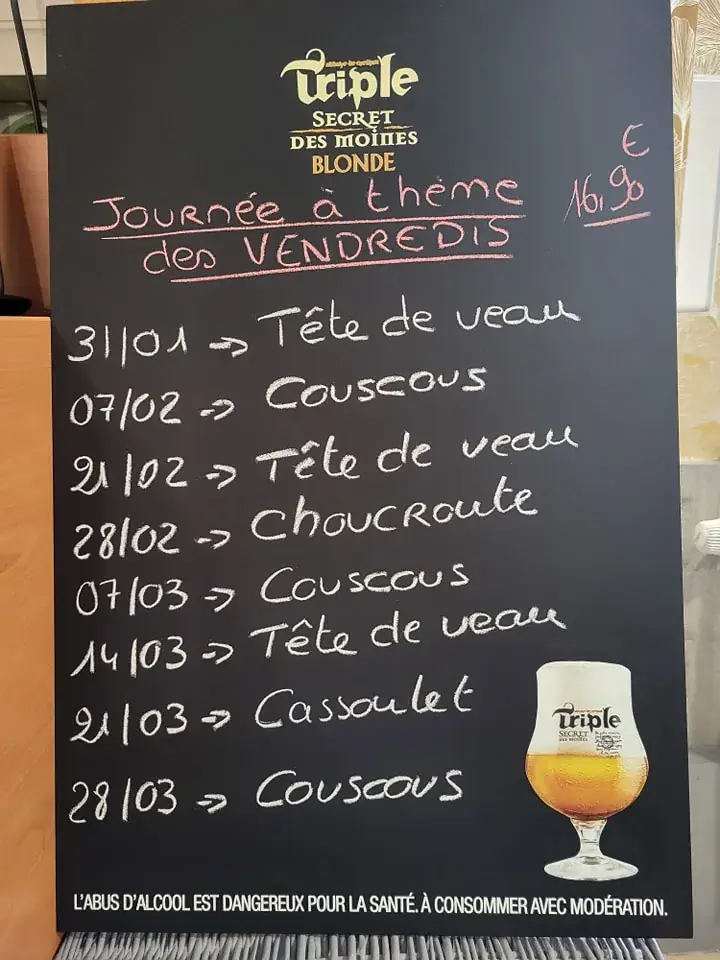 Menu_La Table du Bachelin _Saint-Omer_image_1