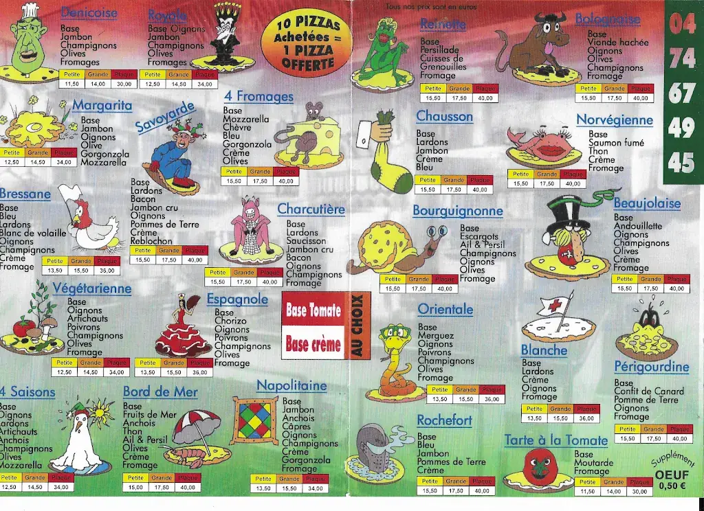 Menü_L' Auberge Deniçoise_Denicé_Bild_1