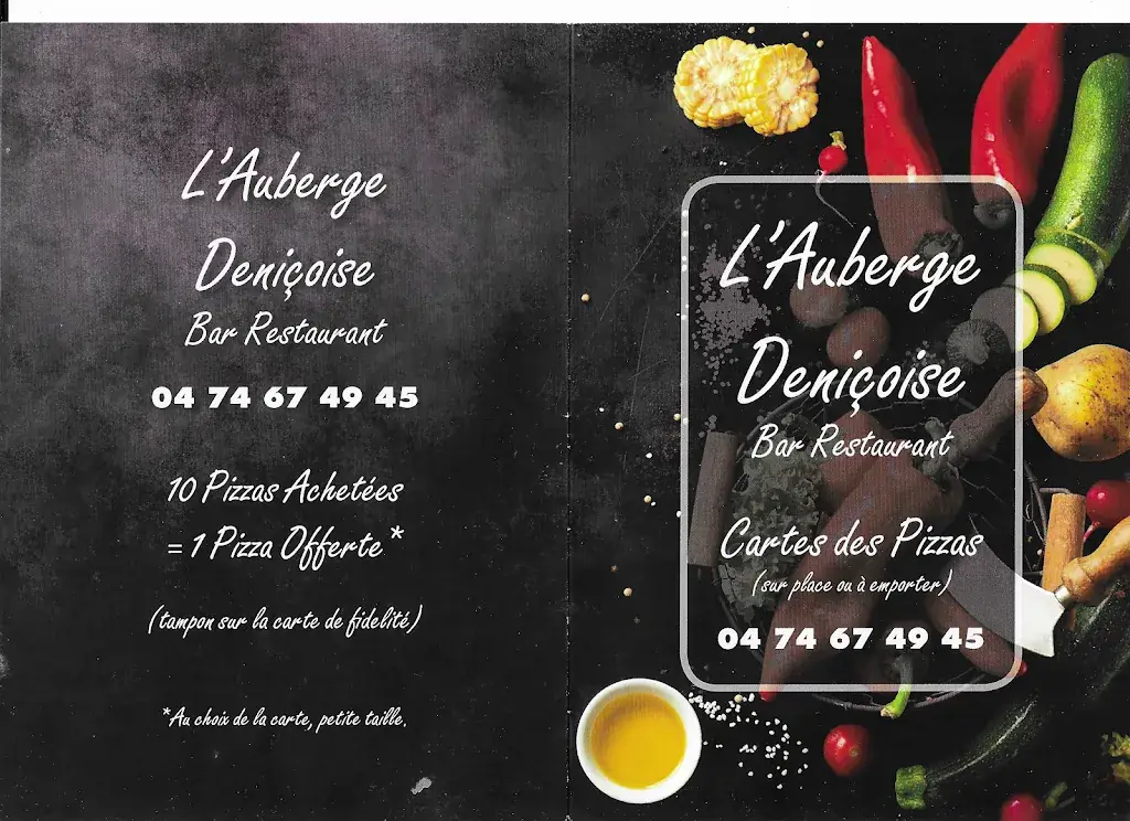 Menü_L' Auberge Deniçoise_Denicé_Bild_2