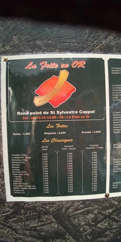 Menu_La Frite en Or_Saint-Sylvestre-Cappel_image_2