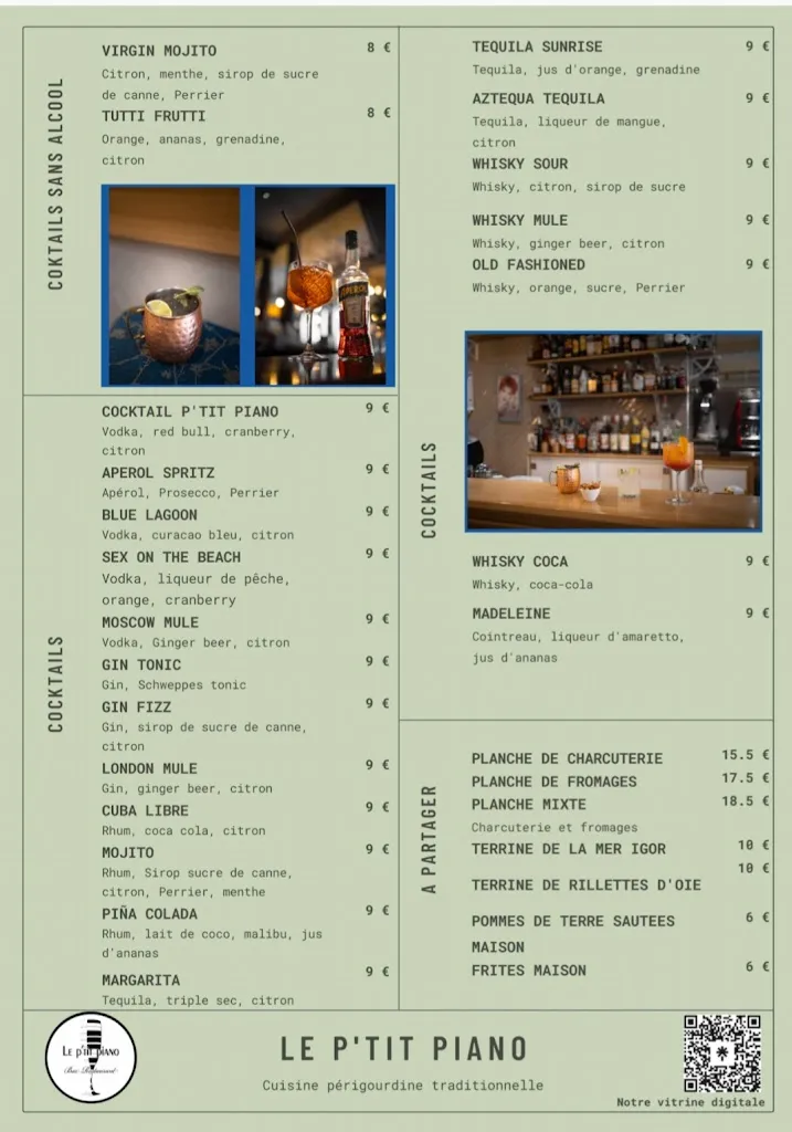 Menu_Le P'tit Piano_Paris_image_1