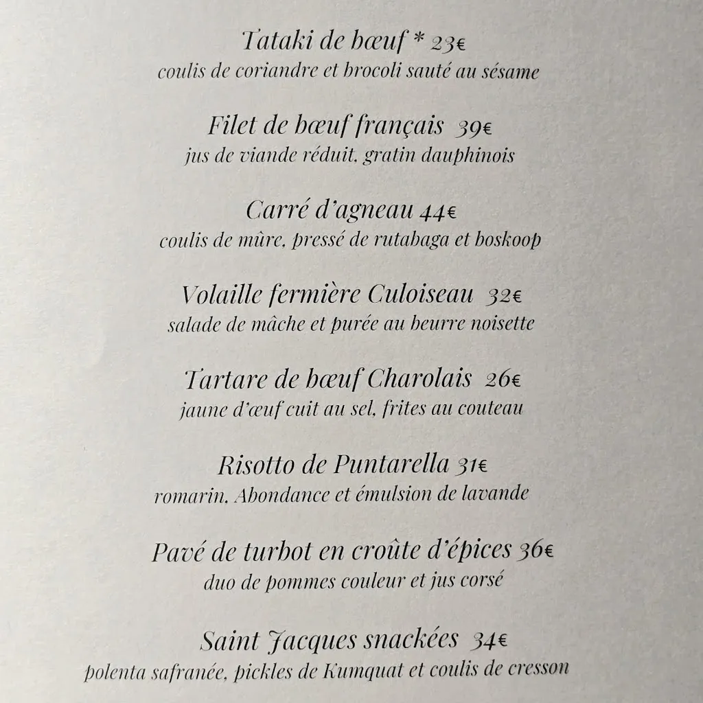 Menu_Restaurant Georgette_Paris_imagen_4